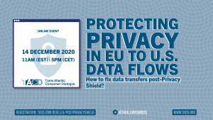 EU-U.S. data transfers post-Privacy Shield event
