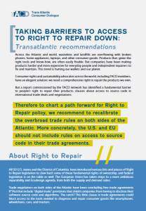 TACD recommendations R2R source code