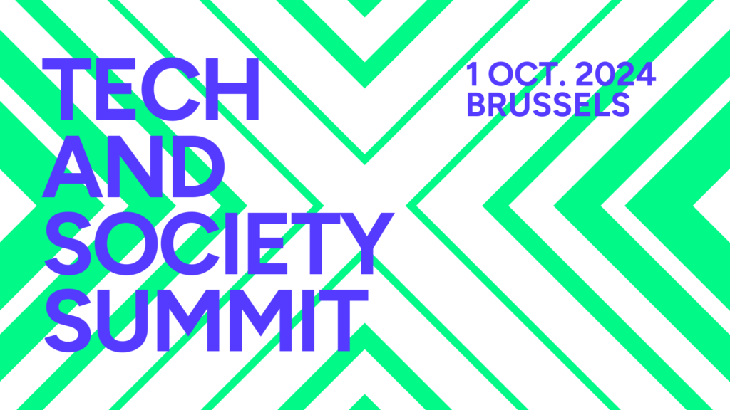 Tech and society Summit in Brussels