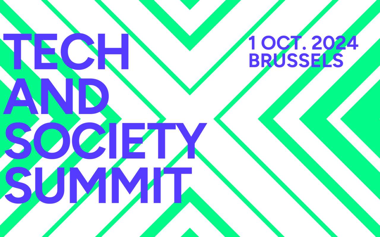 Tech and society Summit in Brussels